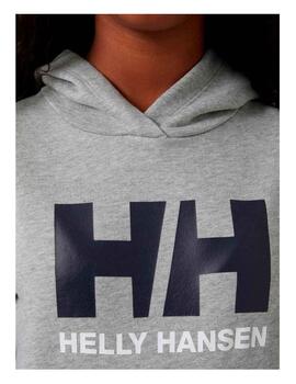 Sudadera Logo  Hoodie Grey Helly Hansen