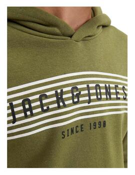 Sudadera Jcoplanet Olive Jack & Jones