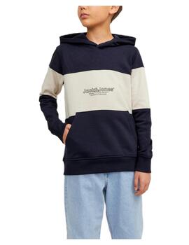 Sudadera Jorlakewood Block Navy Jack & Jones