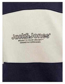 Sudadera Jorlakewood Block Navy Jack & Jones