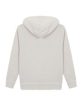 Sudadera Floral Skull Hoodie Blanca Scalpers