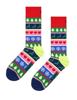 Calcetines Christmas Stripe Happy Socks