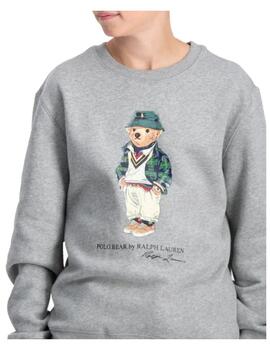 Sudadera  C CM Gris Polo Ralph Lauren