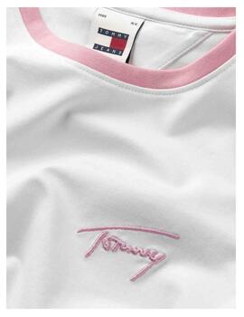 Camiseta slim signature Tommy Jeans