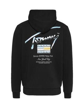 Sudadera reg metallic Tommy Jeans