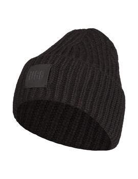 Gorro chunky rib logo UGG