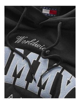 Sudadera varsity negra Tommy Jeans