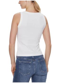 Top Woven Label Rib Calvin Klein