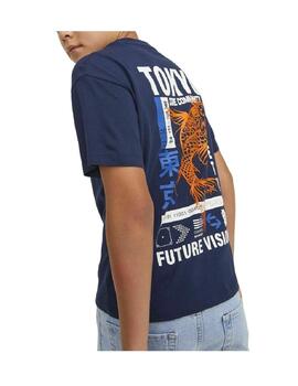 Camiseta Navy Jcotokyo Jack&Jones