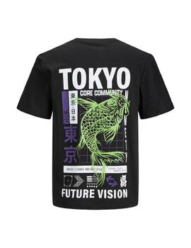 Camiseta Black Jcotokyo Jack&Jones