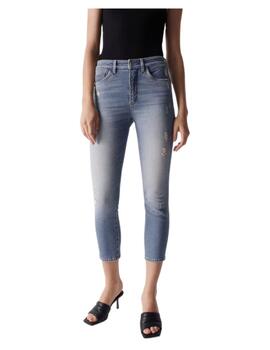 Vaquero Faith Cropped Slim Salsa Jeans