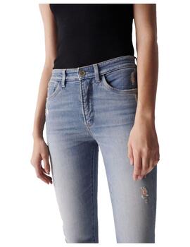 Vaquero Faith Cropped Slim Salsa Jeans