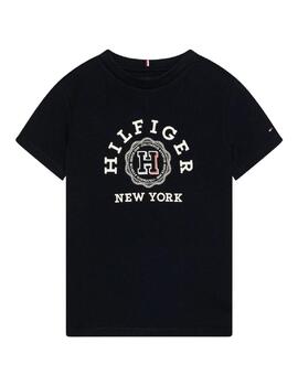 Camiseta Monotype Navy Tommy Hilfiger