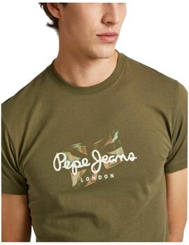Camiseta Count verde Pepe Jeans