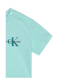 Conjunto  Blue Monogram Logo Calvin Klein