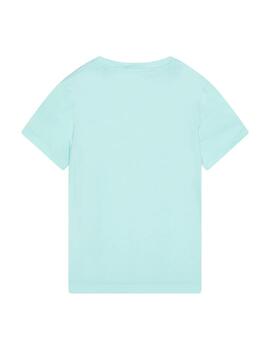Camiseta Chest Monogram Blue Top Calvin Klein