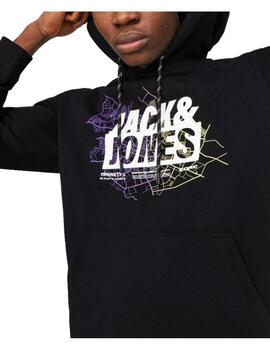 Sudadera Jcomap Logo Sweat Hood sn Jack&Jones