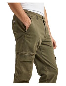 Pantalón Slim Cargo Twill Pepe Jeans