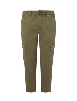 Pantalón Slim Cargo Twill Pepe Jeans