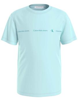 Camiseta Blue Minimalistic Calvin Klein