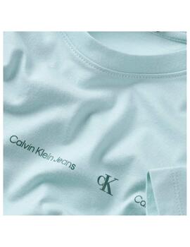 Camiseta Blue Minimalistic Calvin Klein