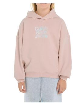 Sudadera Rose Gradient Logo Calvin Klein