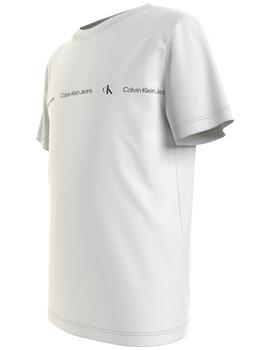 Camiseta White Minimalistic Logo Calvin Klein