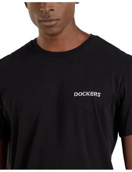 Camiseta Stencil Logo Beautiful Black Dockers