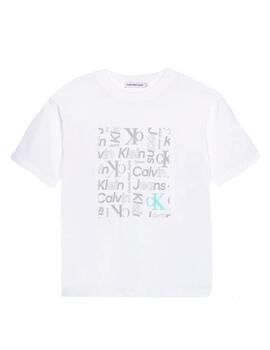 Camiseta Logo Box White Calvin Klein
