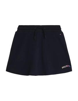 Falda Monotype Navy Tommy Hilfiger