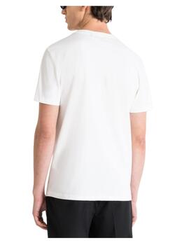 Camiseta Slim Fit Cream Antony Morato