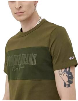 Camiseta Tjm Reg Linear Block Tommy Jeans