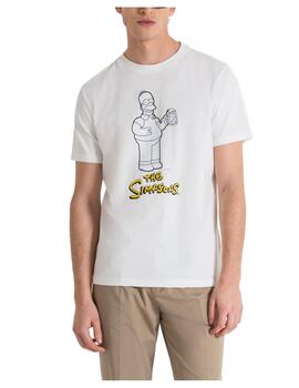 Camiseta Regular Fit Seattle Homero Antony Morato