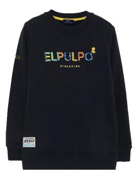 Sudadera Formas Navy El Pulpo