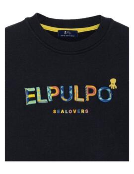 Sudadera Formas Navy El Pulpo