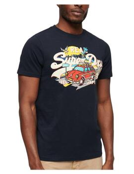 Camiseta la vi graphic eclipse Superdry