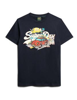 Camiseta la vi graphic eclipse Superdry