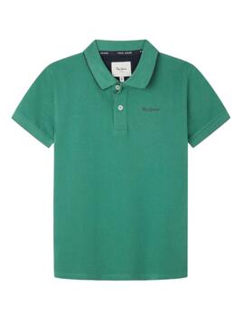 Polo New Thor Green Pepe Jeans