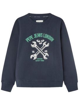 Sudadera Bedford Navy Pepe Jeans