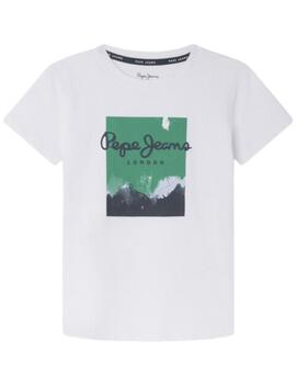 Camiseta Rafer White Pepe Jeans