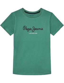 Camiseta New Art Green Pepe Jeans