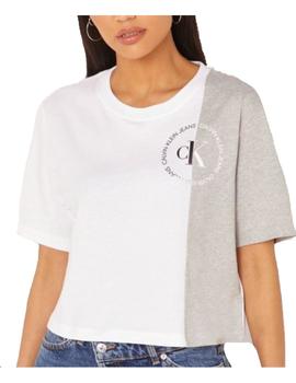 Camiseta boyfriend dos tonos Calvin Klein