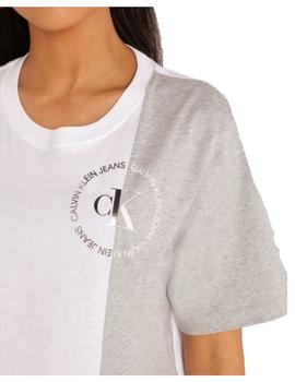 Camiseta boyfriend dos tonos Calvin Klein