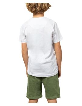 Camiseta Logo Chenille Blanco Scotta