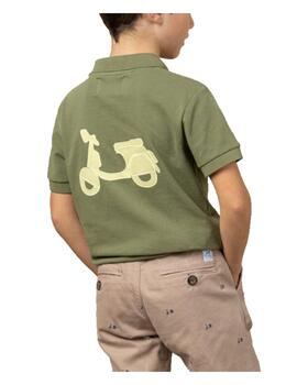 Polo Classic Logo Fluor Khaki Scotta