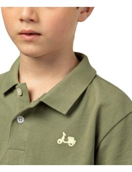 Polo Classic Logo Fluor Khaki Scotta