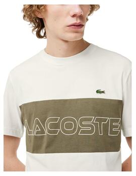 Camiseta con logo Lacoste