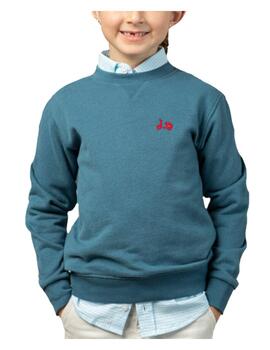 Sudadera Logo Chenille Denim Scotta