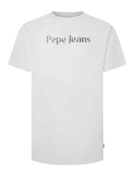 Camiseta Clifton blanca Pepe Jeans