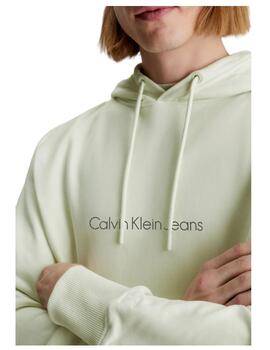 Sudadera Square Frequency Logo Calvin Klein Jeans